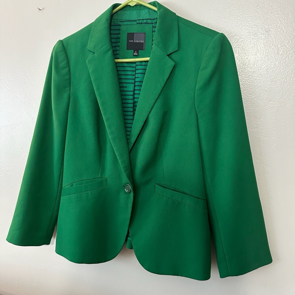 The Limited Green Blazer